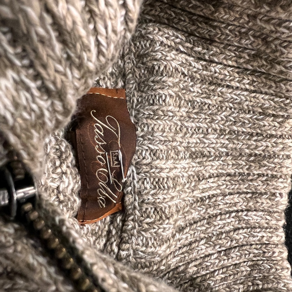 Tasso Elba half-zip mock-neck sweater. - Picture 5 of 7